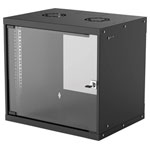 Intellinet 714174 Basic Line wall cabinet 9U Black 540x487x400mm 19in