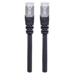 Intellinet 740623 Network cable CAT 6A S/FTP 0.50 m Black Halogen-free