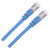 Intellinet 740913 RJ45 Network Cable CAT 6A 3m Blue Metal Foil Braided Shield
