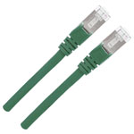 Intellinet 740968 Network cable patch CAT 6A S/FTP 5m Green Metal foil shield
