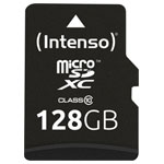 Intenso 3413491 Microsdxc Card 128 Gb Class 10 With Sd Adapter