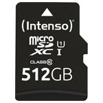 Intenso 3424493 Microsdxc Card 512Gb Class 10 Uhs-I Waterproof