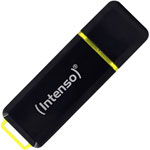 Intenso 3537492 USB stick 256 GB Black Yellow USB 3.2 2nd gen memory stick