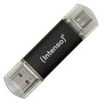 Intenso 3539491 Twist Line USB Stick 128GB Anthracite USB-A USB-C USB 3.1