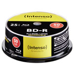 Intenso 5001124 Blank Blu-ray BD-R DL 50GB 25 pcs Spindle Memory Storage