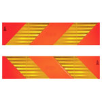 IWH 97609 Warning sign reflective 565x130mm ECE 70.01 Trailer Accessories
