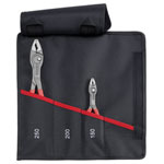 Knipex 001961V02 Pliers Set 2-Piece Red Plastic Grips Steel Construction