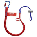 Knipex 00 50 12 T BK Lifeline tool crash protection fixed carabiner 900mm