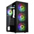 Kolink Observatory HF Mesh Midi tower PC casing Black 2 built-in LED fans