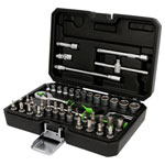 KS Tools 512.0048 COMPETITION 1/4 Bit Set Socket Wrench Metal 48 Pieces