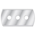 kwb 23905 Household scraper spare blade 3-hole 43 x 23 mm