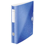 Leitz 1107-00-36 Wow Folder A4 Blue Metallic 65Mm Spine 2 Brackets