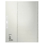 Leitz 12310085 Leitz 1231 Index A4 Oversized 1-31 Grey Flax Paper Dividers