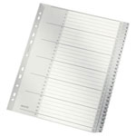 Leitz 12810000 Index A4 Oversized Grey 31 Dividers Polypropylene