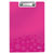 Leitz 4199-00-23 Wow Clipboard Pink Durable Clipboard With Sturdy Clip