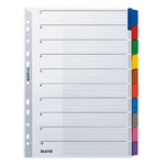 Leitz 43210000 Index A4 Blank Cardboard Grey 10 Dividers