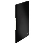 Leitz 4564-10-95 Clear Pocket Folder 20 Sleeves Black Plastic Wallets