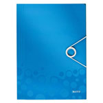 Leitz 4599-00-36 WOW Elasticated Folder A4 Blue 1 pc Elasticated Folders