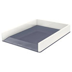 Leitz 5361-10-01 WOW Duo Letter tray A4 C4 White Grey 1 pc Letter Trays