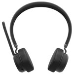 Lenovo 4XD1M80020 Wireless VOIP On-ear Headset Bluetooth Noise Cancelling Black