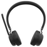Lenovo 4XD1Q30302 On-ear headset Bluetooth Black Noise cancelling Mic Mute