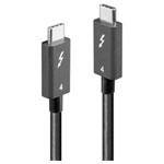 LINDY 31120 USB-C screen cable USB-C plug to USB-C plug 1.00 m Black