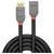 LINDY 36497 DisplayPort Cable extension 2.00 m Anthracite Black Red