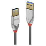 LINDY 36628 USB cable USB 3.2 Gen 1 USB-A plug to plug 3m Grey