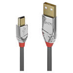 LINDY 36635 USB cable USB 2.0 USB-A to USB-Mini-B Grey 7.50 m