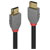 LINDY 36966 HDMI Cable Black Anthracite 7.50m Gold Plated Connectors