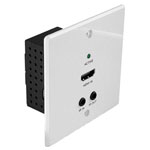 LINDY 38348 Wall Plate Extender HDMI Cat.6 70m 4K60 IR RS-232 EU Transmitter