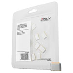 LINDY 40440 USB-C Socket Lock Set Orange No Keys For Pc & Laptop Security