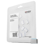 LINDY 40466 USB-C Socket Lock Set Blue 10 Pieces Laptop Security