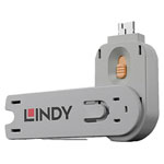 LINDY 40623 USB-A Socket Key Orange For Pc & Laptop Security