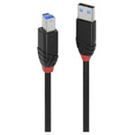 LINDY 43227 USB cable USB 3.2 Gen 1 USB-A to USB-B 10m Black