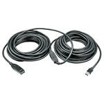 LINDY 43322 USB cable USB 3.2 Gen 1 USB-A plug to socket 15m Black