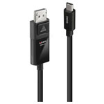 LINDY 43342 USB-C to DisplayPort Screen Cable Black 2m
