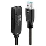 LINDY 43375 USB cable USB 3.2 USB-A to USB-C 20m Black