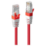 LINDY 45389 Network Cable CAT 6A S/FTP Red 7.50 m 1-1 wired