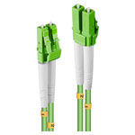 LINDY 46312 Fibreglass Network Cable Green 3.00 m 1x LC 1x LC Multimode OM5