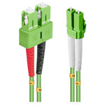 LINDY 46324 Fibreglass FO Cable 10 m Green LC SC Multimode OM5 50/125 µ