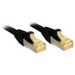 LINDY 47313 RJ45 CAT 6a Network cable Black 10m S/FTP
