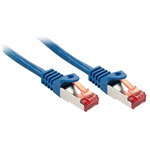 LINDY 47358 RJ45 Network cable patch cable CAT 6 S/FTP 10 m Blue