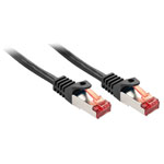 LINDY 47373 Network cable CAT 6 S/FTP Black 1.50 m