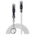 LINDY 47609 Network cable CAT 6A S/FTP Grey 20m