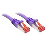LINDY 47826 Network cable CAT 6 S/FTP Violet 5m RJ45 Patch Cable