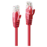 LINDY 48031 RJ45 Network cable patch CAT 6 U/UTP 0.50 m Red