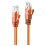 LINDY 48109 Network cable CAT 6 U/UTP 3 m Orange RJ45 patch cable