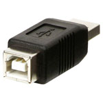 LINDY 71231 USB 2.0 Adapter A to B Connector for USB Ports and Hubs