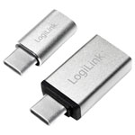 LogiLink AU0040 USB 3.2 Adapter USB-C to USB 2.0 Micro B and USB 3.0 port A